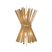 Load image into Gallery viewer, Confluence Wall Light in Piastra Gold.