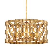 Load image into Gallery viewer, Coronade Semi Flush Mount Ceiling Light in Detail.