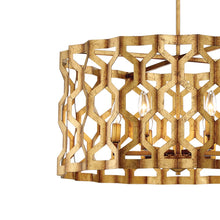 Load image into Gallery viewer, Coronade Semi Flush Mount Ceiling Light in Detail.