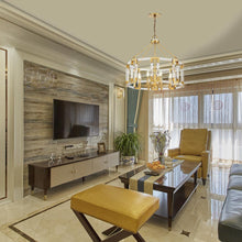 Load image into Gallery viewer, Prima Vista Chandelier in living room.
