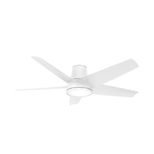 Load image into Gallery viewer, Chubby II Outdoor LED Smart Ceiling Fan in Flat White.