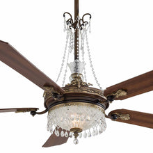 Load image into Gallery viewer, Cristafano LED Ceiling Fan in Detail.