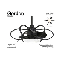 Load image into Gallery viewer, Gordon LED Ceiling Fan in Detail.