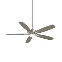 Load image into Gallery viewer, Kelvyn LED Ceiling Fan in Brushed Nickel/Silver .