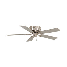 Load image into Gallery viewer, Mesa Flush Mount Ceiling Fan in Brushed Nickel (52-Inch).