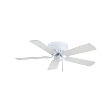 Load image into Gallery viewer, Mesa Flush Mount Ceiling Fan in White (52-Inch).