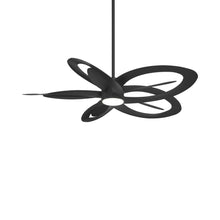 Load image into Gallery viewer, Pinup LED Ceiling Fan in Coal Black.