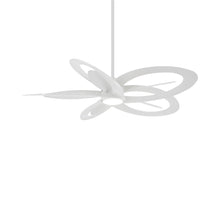 Load image into Gallery viewer, Pinup LED Ceiling Fan in Flat White.