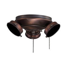 Load image into Gallery viewer, Timeless Fan Light Kit in Dark Brushed Bronze.