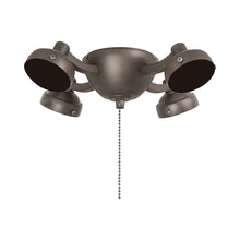 Load image into Gallery viewer, Universal K34L Fan Light Kit in Burnished Nickel.