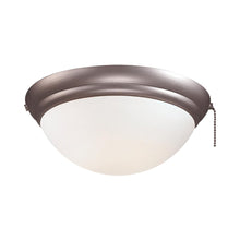 Load image into Gallery viewer, Universal K9375L Fan Light Kit in Brushed Steel.