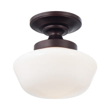 Load image into Gallery viewer, 2255 Semi Flush Mount Ceiling Light in Brushed Bronze.