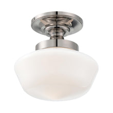 Load image into Gallery viewer, 2255 Semi Flush Mount Ceiling Light in Polished Nickel.