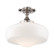 Load image into Gallery viewer, 2259 Semi Flush Mount Ceiling Light in Polished Nickel.