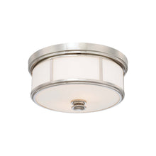 Load image into Gallery viewer, 636 Flush Mount Ceiling Light in Polished Nickel (16-Inch).