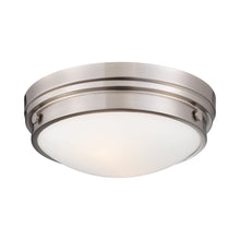 Load image into Gallery viewer, 823 - Flush Mount Ceiling Light in Brushed Nickel.