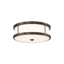 Load image into Gallery viewer, 827-L LED Flush Mount Ceiling Light in Harvard Court Bronze (Small).