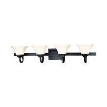 Load image into Gallery viewer, Agilis Bath Wall Light in Black (4-Light).
