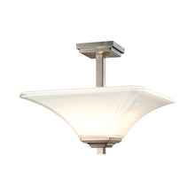 Load image into Gallery viewer, Agilis Semi Flush Mount Ceiling Light in Brushed Nickel.