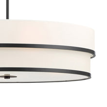Load image into Gallery viewer, Cascade Oval Pendant Light in Detail.