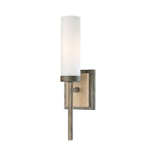 Load image into Gallery viewer, Compositions 1-Light Bath Wall Light in Aged Patina Iron.