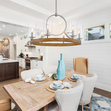 Load image into Gallery viewer, Country Estates Chandelier in dining room.