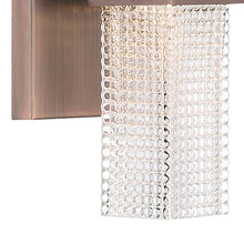 Load image into Gallery viewer, Dewberry Lane LED Bath Wall Light in Detail.