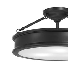 Load image into Gallery viewer, Harbour Point 3-Light Semi Flush Mount Ceiling Light in Detail.
