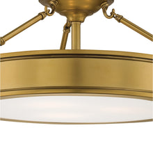Load image into Gallery viewer, Harbour Point 3-Light Semi Flush Mount Ceiling Light in Detail.