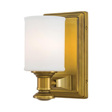 Load image into Gallery viewer, Harbour Point Bath Wall Light in Liberty Gold (1-Light).