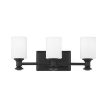 Load image into Gallery viewer, Harbour Point Bath Wall Light in Coal (3-Light).
