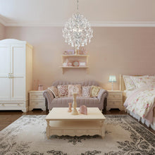 Load image into Gallery viewer, Isabella’s Crown Chandelier in bedroom.