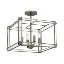 Load image into Gallery viewer, Langen Square Semi Flush Mount Ceiling Light.