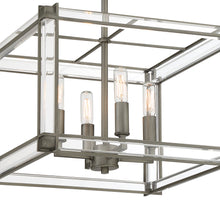 Load image into Gallery viewer, Langen Square Semi Flush Mount Ceiling Light in Detail.