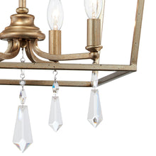 Load image into Gallery viewer, Laurel Estate Foyer Semi Flush Mount Ceiling Light in Detail.