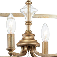 Load image into Gallery viewer, Laurel Estate Foyer Semi Flush Mount Ceiling Light in Detail.