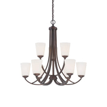 Load image into Gallery viewer, Overland Park Chandelier in Vintage Bronze (9-Light).
