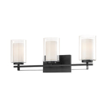 Load image into Gallery viewer, Parsons Studio Bath Wall Light in Sand Coal (3-Light).