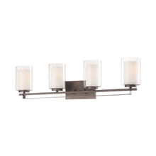 Load image into Gallery viewer, Parsons Studio Bath Wall Light in Smoked Iron (4-Light).