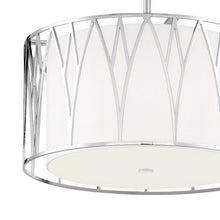 Load image into Gallery viewer, Regal Terrace LED Semi Flush Mount Ceiling Light in Detail.