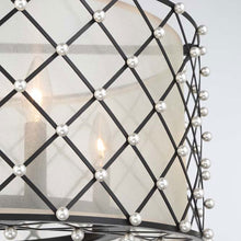 Load image into Gallery viewer, Sheer Elegance Convertible Pendant Light in Detail.