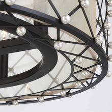 Load image into Gallery viewer, Sheer Elegance Convertible Pendant Light in Detail.