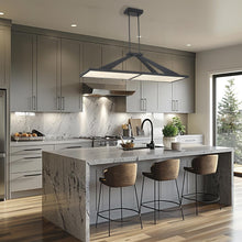 Load image into Gallery viewer, Stiles LED Linear Pendant Light in kitchen.