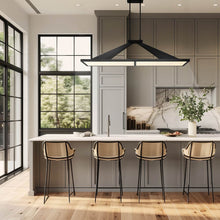 Load image into Gallery viewer, Stiles LED Linear Pendant Light in kitchen.