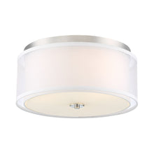 Load image into Gallery viewer, Studio 5 Flush Mount Ceiling Light in Polished Nickel.