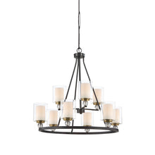 Load image into Gallery viewer, Studio 5 Two-Tier Chandelier in Detail.