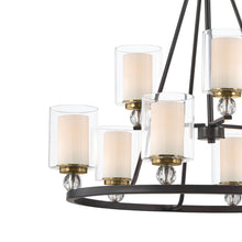 Load image into Gallery viewer, Studio 5 Two-Tier Chandelier in Detail.