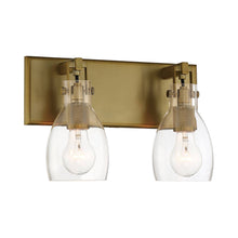 Load image into Gallery viewer, Tiberia Bath Wall Light in Soft Brass (2-Light).