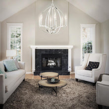 Load image into Gallery viewer, Tilbury Chandelier in living room.