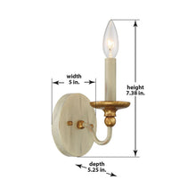 Load image into Gallery viewer, Westchester County Wall Light - line drawing.